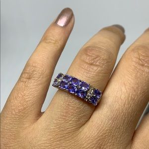 Genuine Tanzanite Band Ring